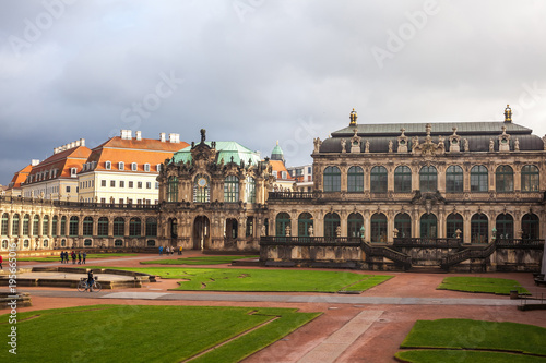 Zwinger Palace (architect Matthaus Poppelmann) - royal palace since 17 century in Dresden, Saxony, Germany