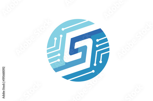 Creative Abstract S Letter Logo Design Illustration