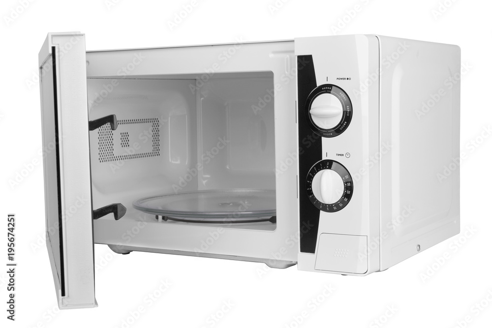 Obraz premium open microwave oven