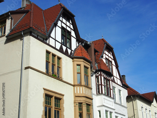 Sanierte Altbaufassaden, Deutschland, NRW