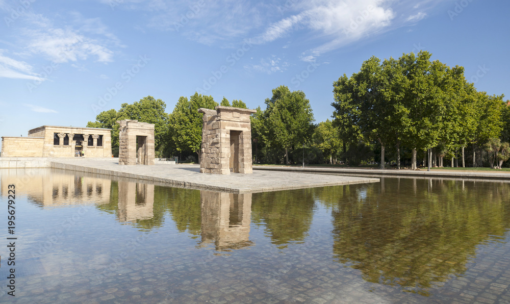 Temple of Debod, ancient egyptian temple,Madrid.Spain. Temple of Debod, ancient egyptian temple,Madrid.Spain.