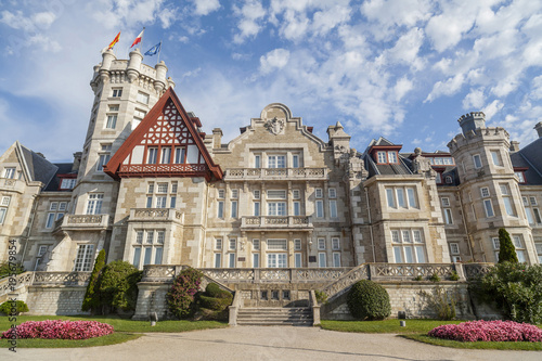 Canvas Print Royal Palace, Real Palacio de la Magdalena, Santander,Cantabria,Spain