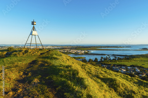Landscape Scenery at Mangere Mountain, Auckland New Zealand