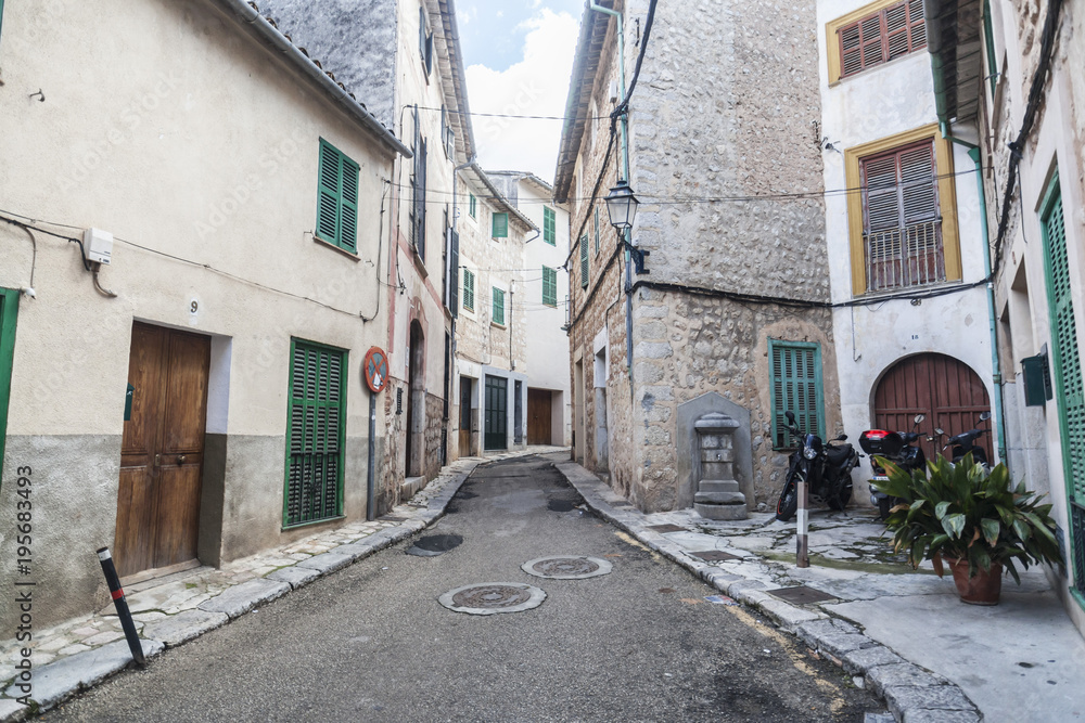  Street village, Soller, Balearic Islands.Spain.