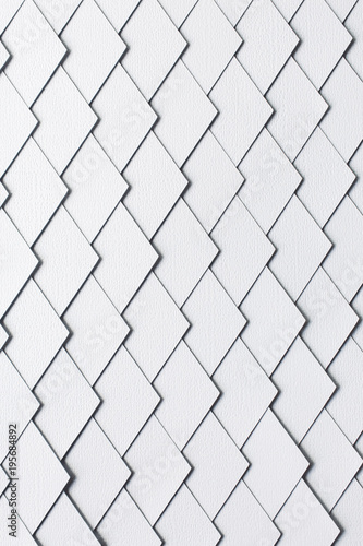 White geometric background photo