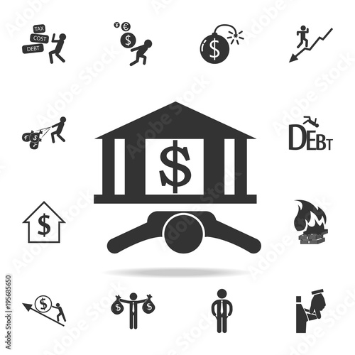 bank icon. Detailed set of finance, banking and profit element icons. Premium quality graphic design. One of the collection icons for websites, web design