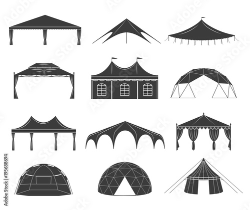 Event tent set