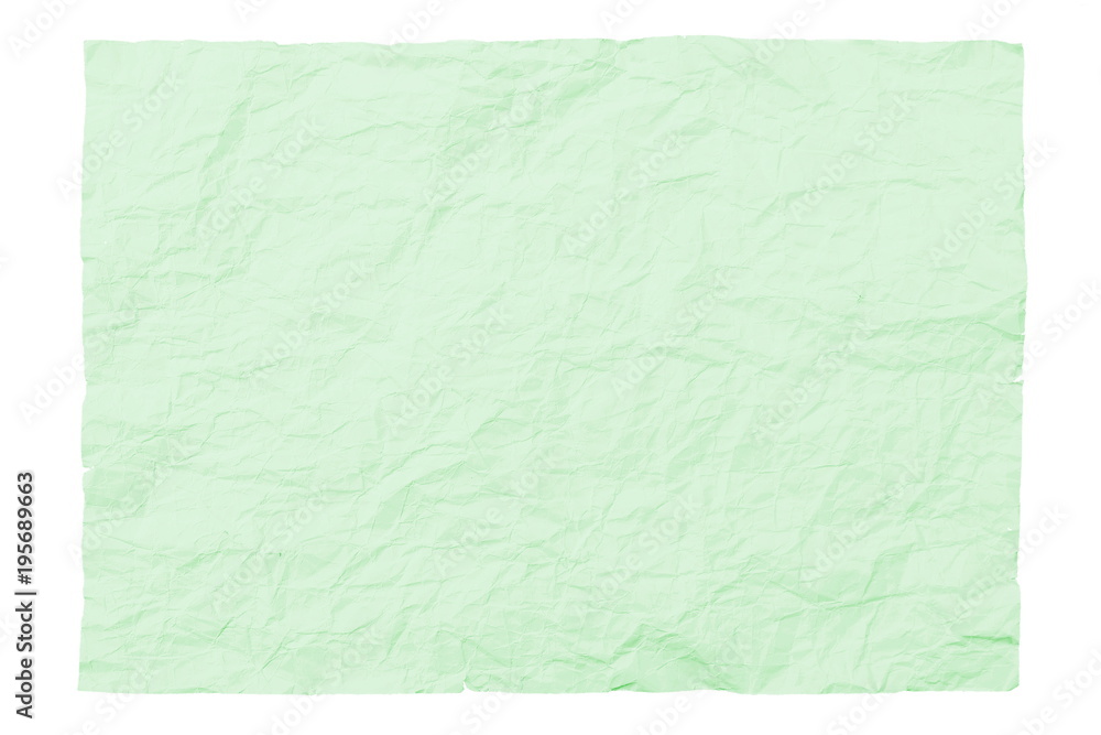Green blank paper images (isolated)