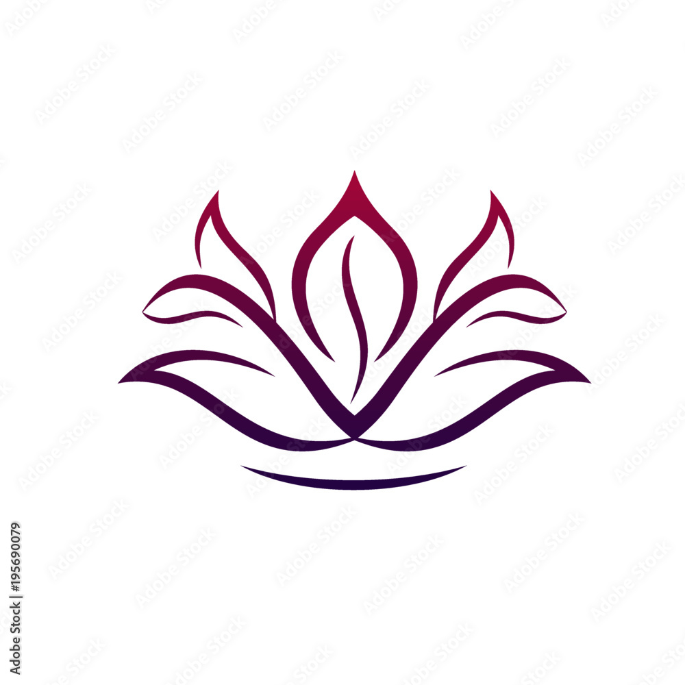 Beauty Spa Logo Template Stock Vector