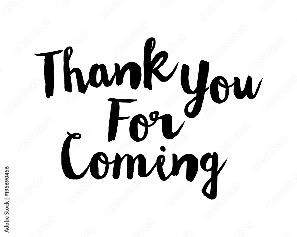 thank you alphabet typography font text image vector icon Stock Vector