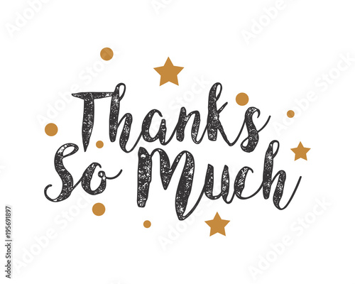 thanks alphabet typography font text image vector icon