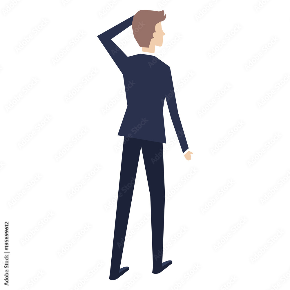 elegant businessman avatar character elegant businessman avatar character