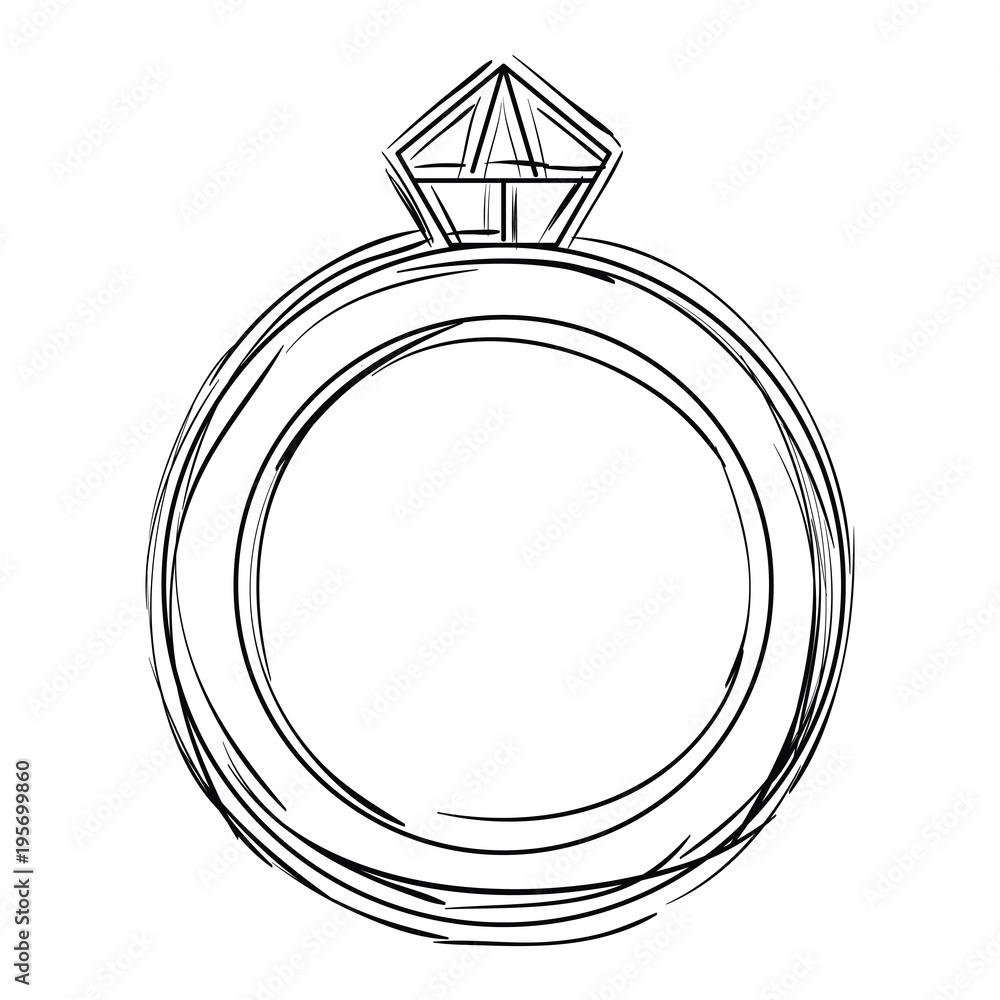 ring with diamond luxury icon