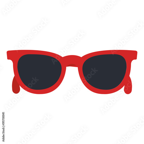 summer sunglasses isolated icon vector illustration design