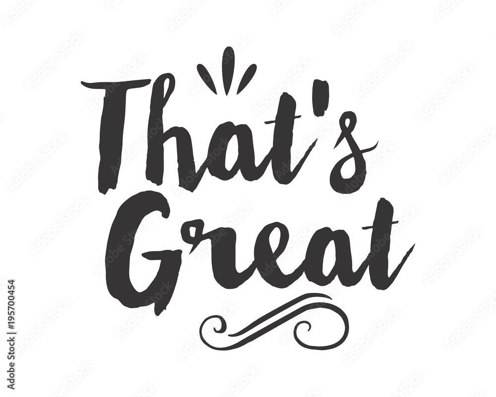 Obraz premium great typography typographic creative writing text image icon