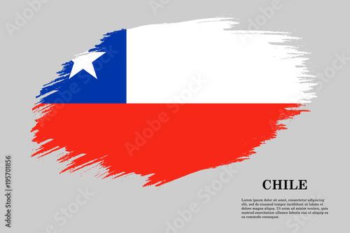 Grunge styled flag Chile. Brush stroke background Free Download Grunge styled flag Chile. Brush stroke background - GFXLoad