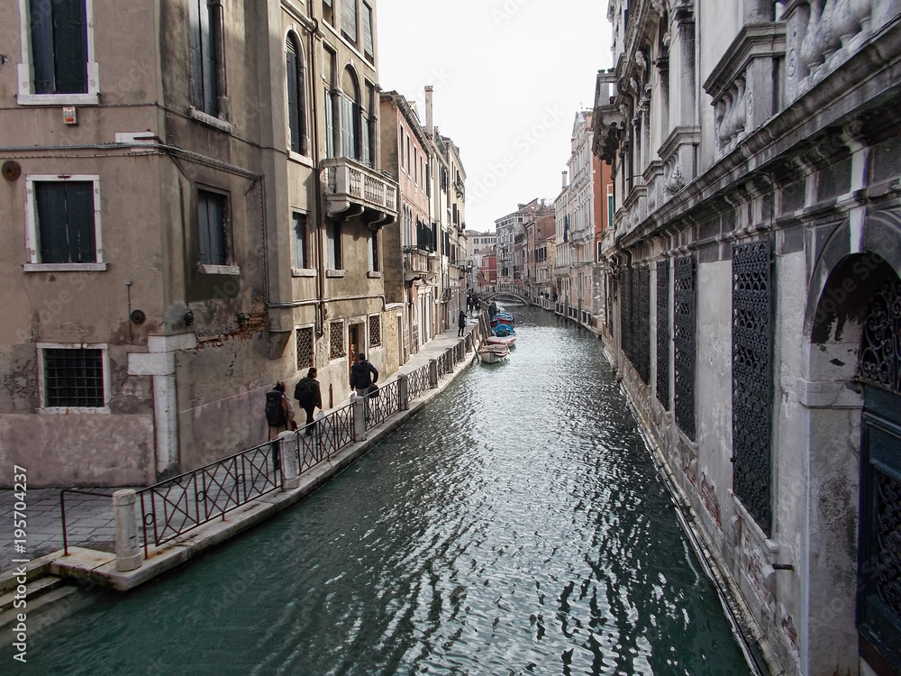 Venice canal in Italy