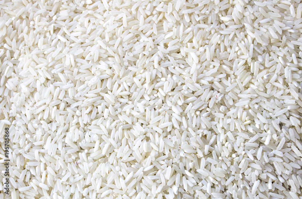 White rice; rice groats; rice grains background White rice; rice groats; rice grains background
