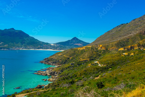 Hout Bay view from chapman peak viewpoint ,Cape Town, South Africa