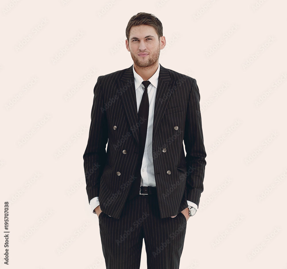 portrait in full growth.modern successful entrepreneur. portrait in full growth.modern successful entrepreneur.