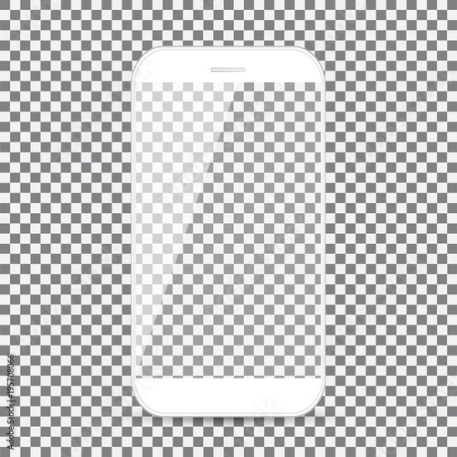 smart phone vector drawing isolated transparent background