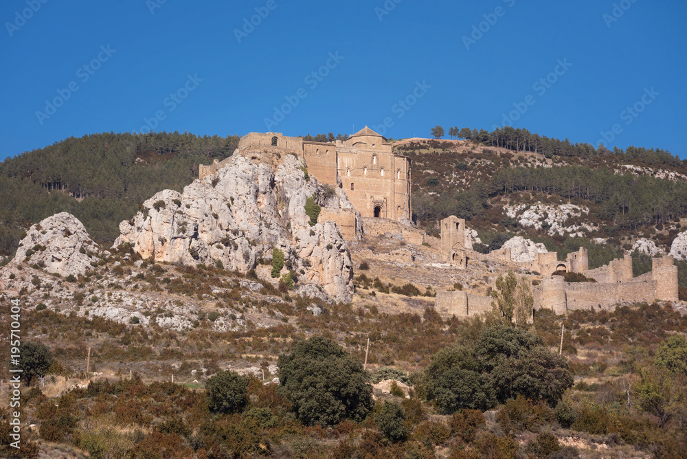Loarre Castle in Aragon, Spain.