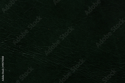 Expensive leather background in dark green tone.