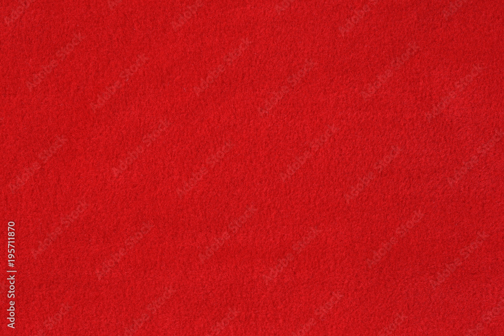 Red woolen baize texture background Red woolen baize texture background
