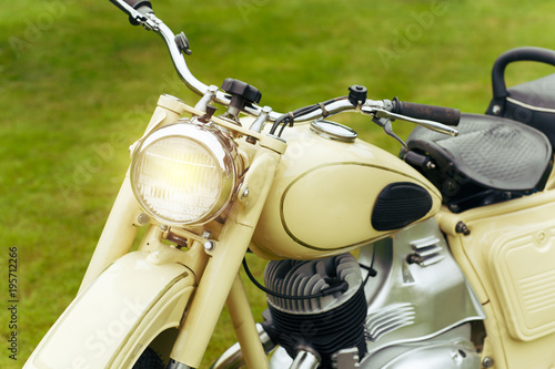 beautiful retro vintage motorbike © svetography