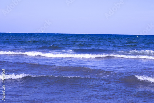 Sea of Valencia in Spain