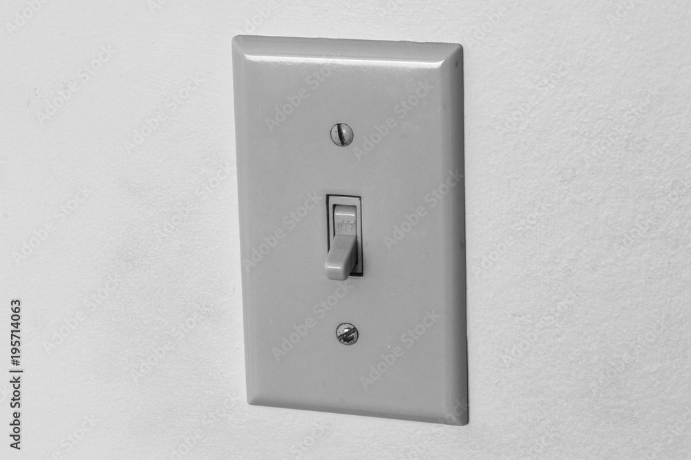 Light Switch in the Off Position Stock Photo | Adobe Stock