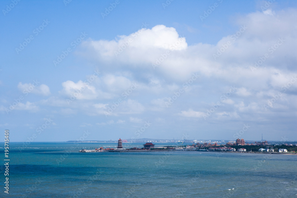 Penglai Pavilion in Shandong province of China Penglai Pavilion in Shandong province of China