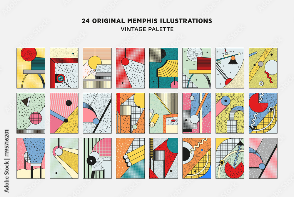 Universal vector seamless patterns set of simple elements Universal vector seamless patterns set of simple elements