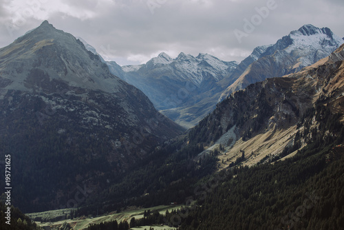 Switzerland mountains and nature. Concepts about traveling and wanderlust