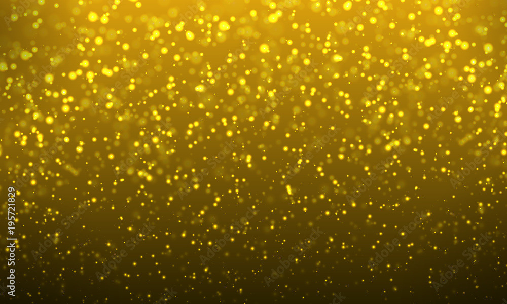 Abstract background of golden bokeh Abstract background of golden bokeh