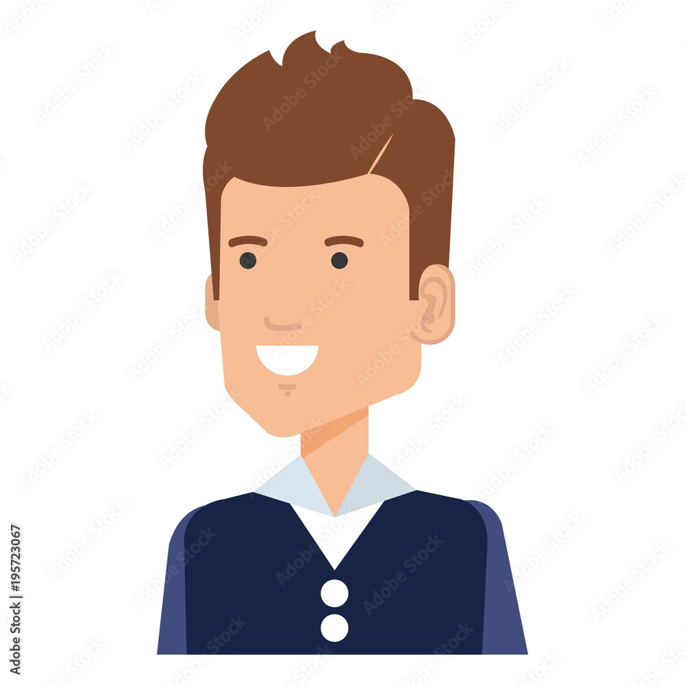 young man avatar character vector illustration design young man avatar character vector illustration design
