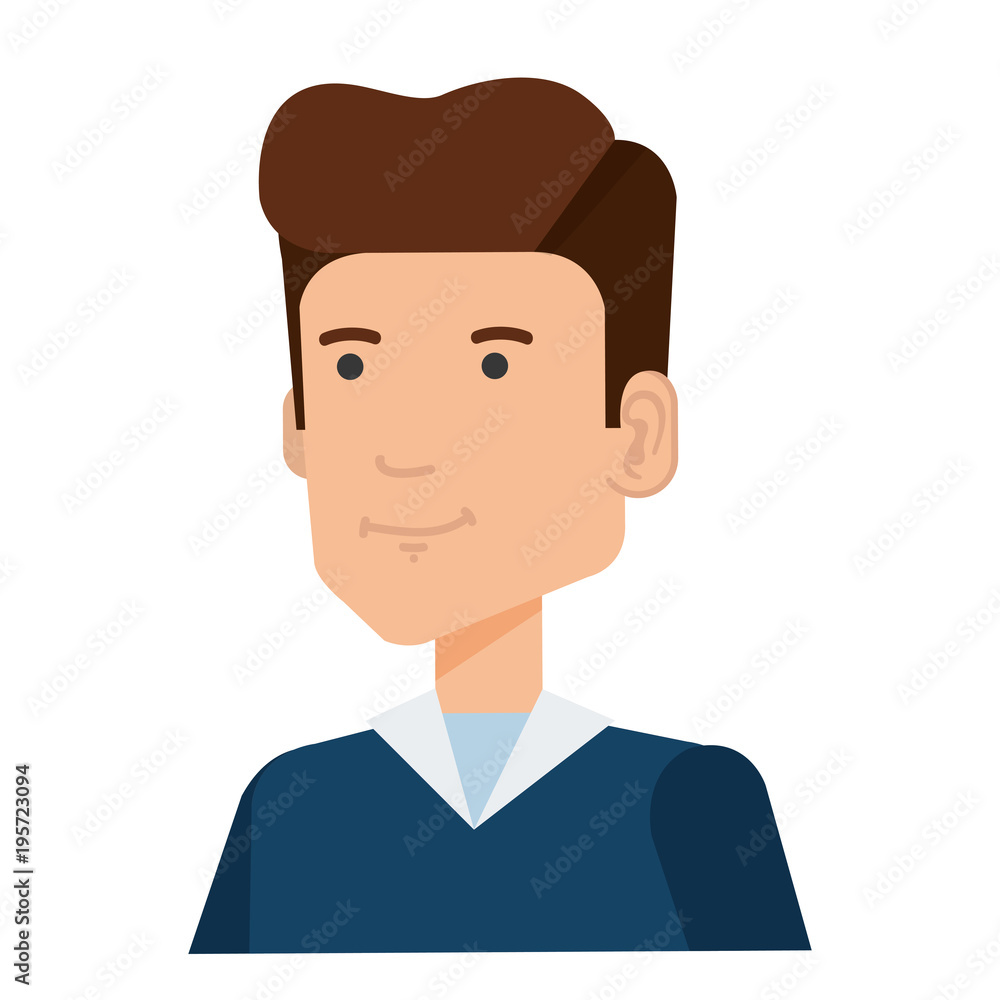 young man avatar character vector illustration design young man avatar character vector illustration design