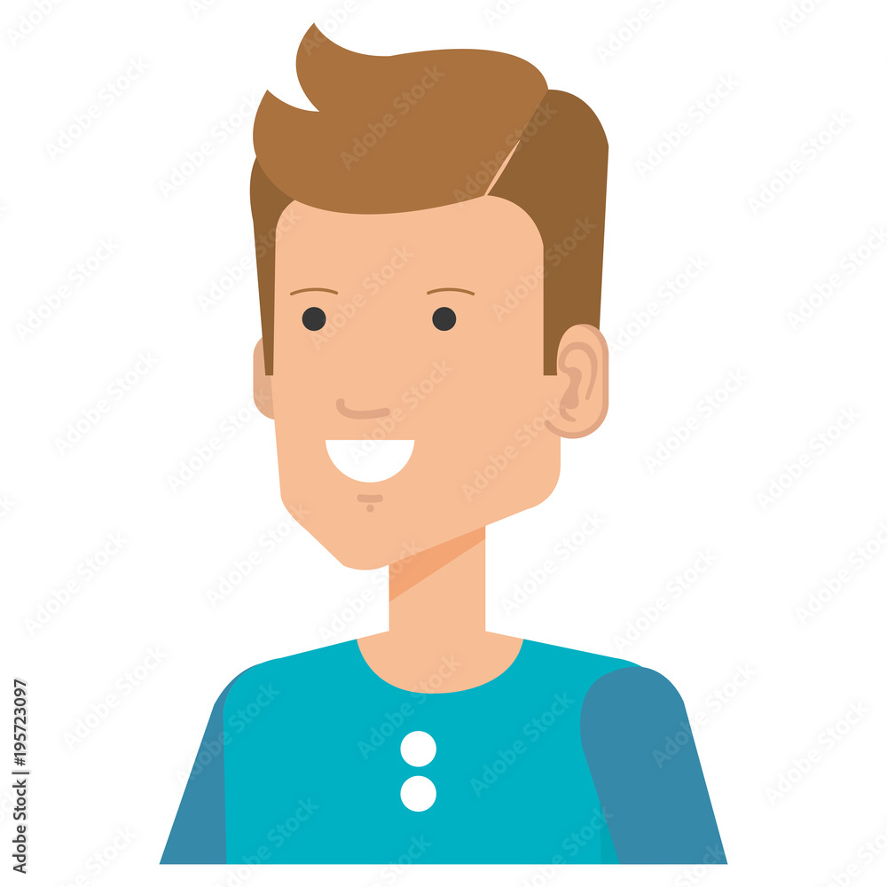 young man avatar character vector illustration design young man avatar character vector illustration design