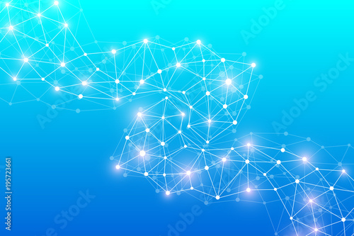Принти на полотні Scientific images of molecular structures
