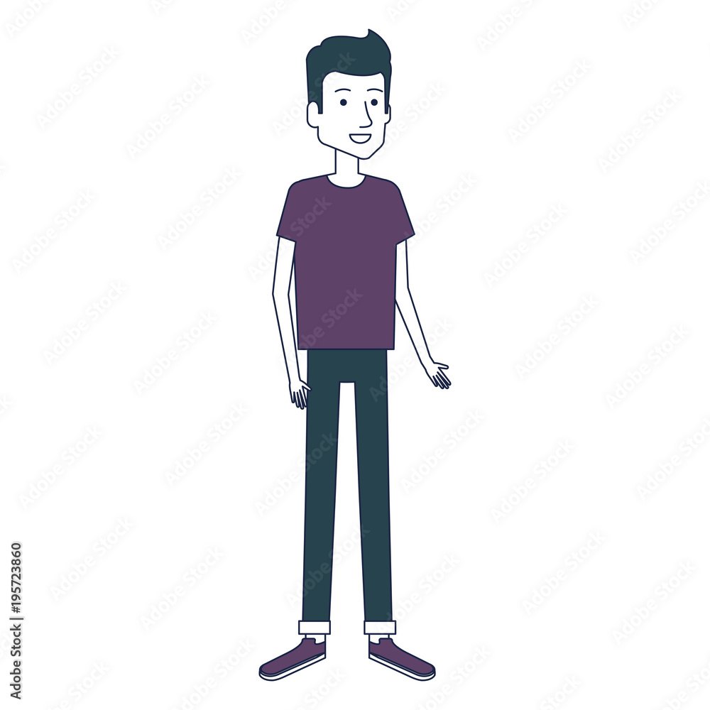 young man avatar character vector illustration design young man avatar character vector illustration design