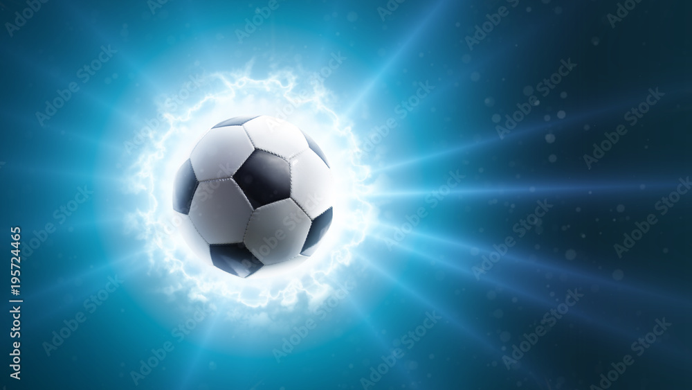 Global soccer energy. Background