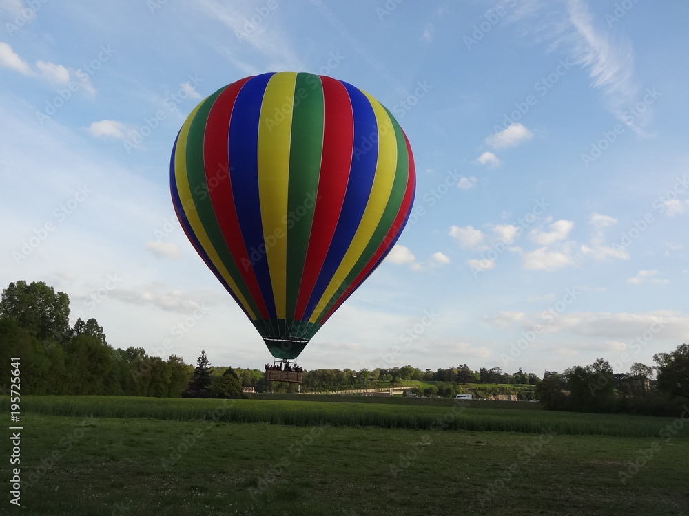 Naklejka premium montgolfière