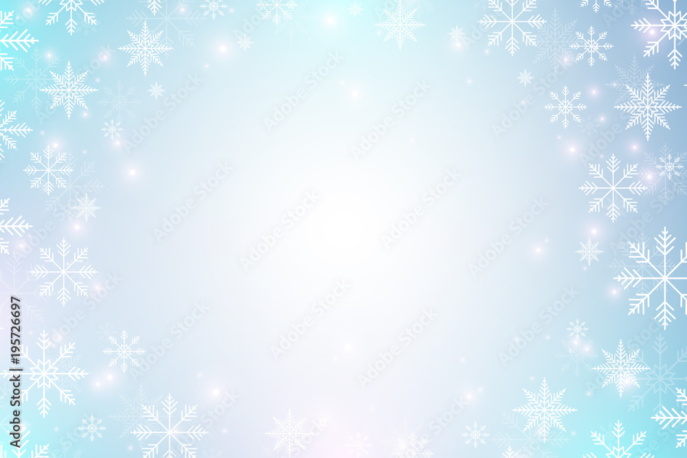 Christmas and Happy New Years background with snowflakes, illustration. Christmas and Happy New Years background with snowflakes, illustration.