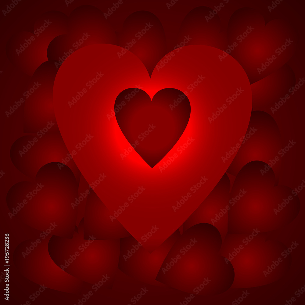 Heart for Valentine's day. Heart for Valentine's day.