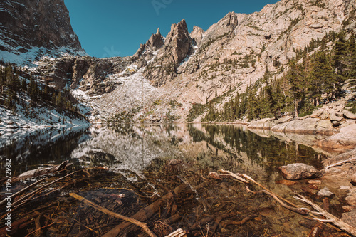 Emerald Lake, Rocky Mountains, Colorado, USA.