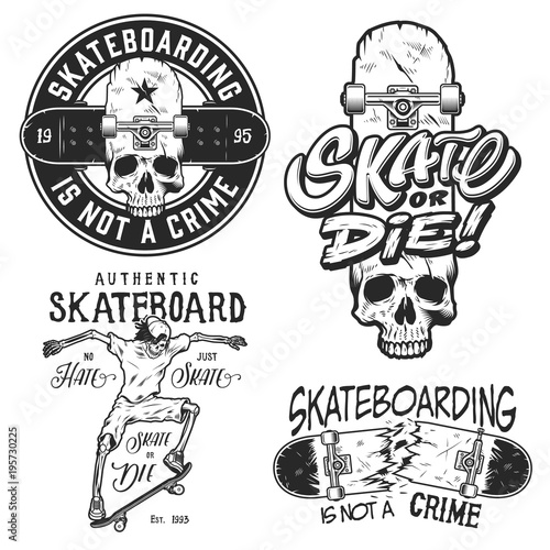 Set of emblems