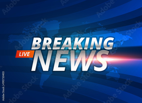 breaking news live background concept