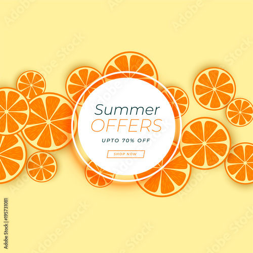 orange fruit background for summer sale