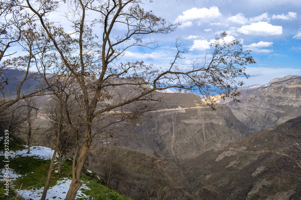 Spring landscape in the mountains of Armenia. Spring landscape in the mountains of Armenia.