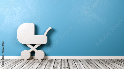 Baby Stroller Symbol in the Room